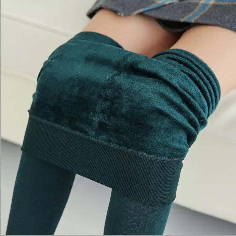 Women Stretchy Winter Thick Extra Warm Leggings Fleece Lined Thermal  Leggings