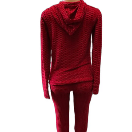 Women's Fitness Suit 3 piece Set Sweater Sweatpants Tank Top Stretchy Soft (6 Colors , 4 Sizes)