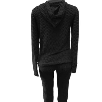 Women's Fitness Suit 3 piece Set Sweater Sweatpants Tank Top Stretchy Soft (6 Colors , 4 Sizes)