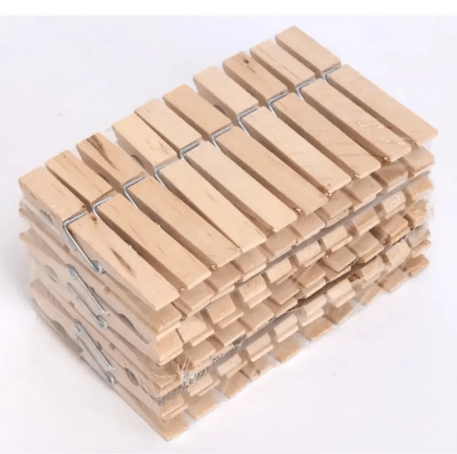 Wooden Clothespins Natural Bamboo Cloth Peg - PremiumBrandGoods